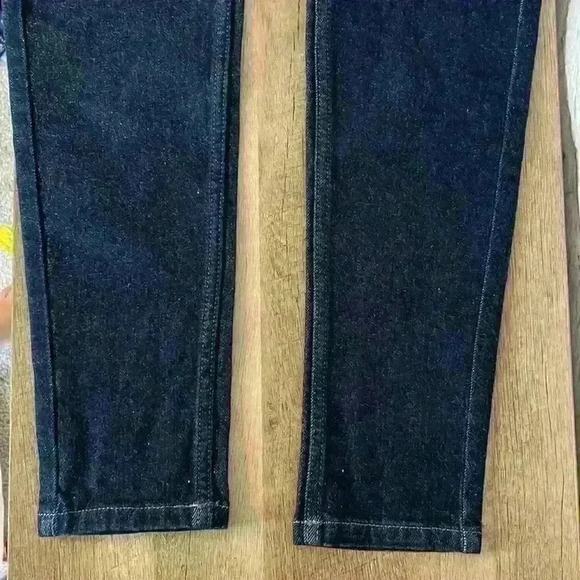 Calvin Klein High Rise Skinny Jeans Button Fly Dark Denim Size 25 - Picture 4 of 8